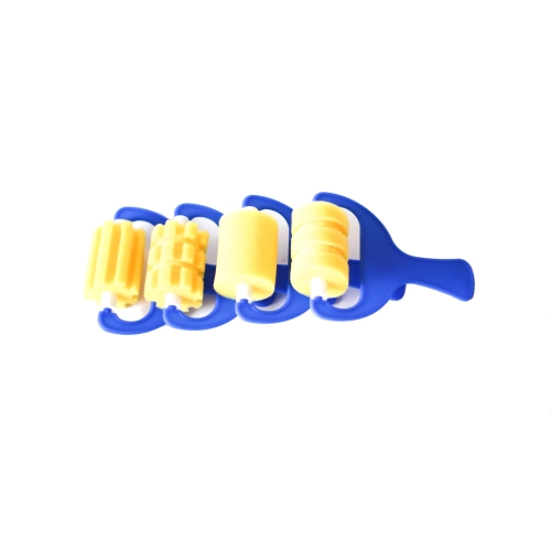 RODILLO ESPUMA DE GOMA LISO 5CM x 6PCS