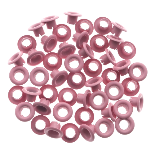 OJALIILLOS ALUMINIO (EYELET) 50 Pcs ROSA PASTEL