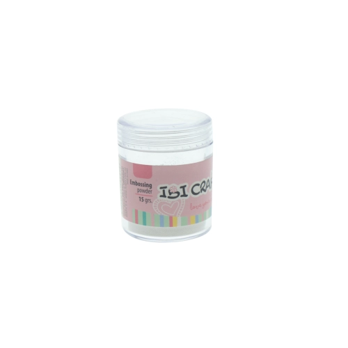 EMBOSSING POWDER POLVO FRASCO 15 grs BLANCO