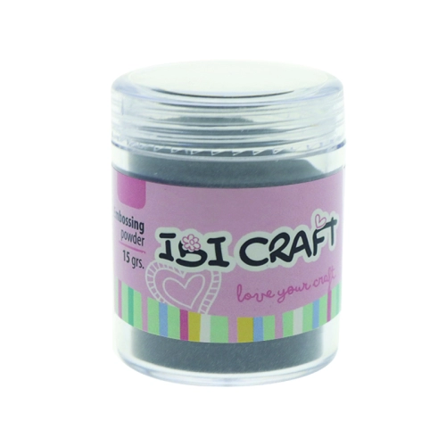 EMBOSSING POWDER POLVO FRASCO 15 grs GRIS OSCURO