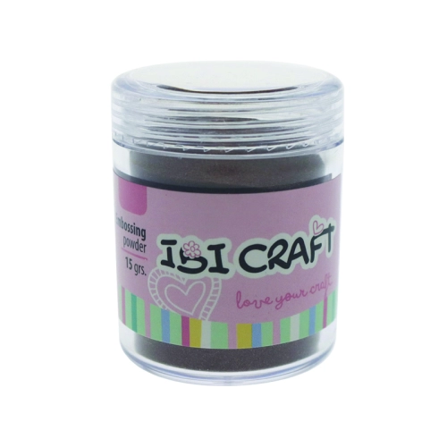 EMBOSSING POWDER POLVO FRASCO 15 grs MARRON
