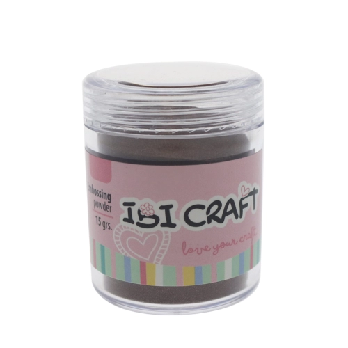 EMBOSSING POWDER POLVO FRASCO 15 grs MARRON