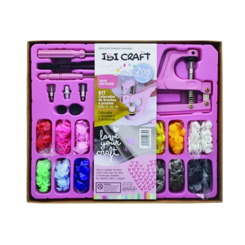 SET COLOCADOR DE SNAP T3-T5-T8 (200 PCS + PINZA)