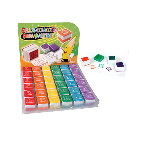 SELLO EN ESPAÑOL P/MAESTRAS EXPOSITOR X 36pcs