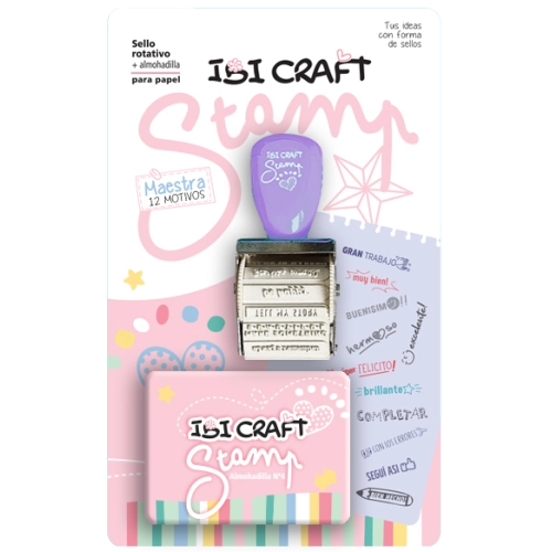 STAMP SET TEACHER ESPAÑOL (SELLO + ALMOHADILLA)