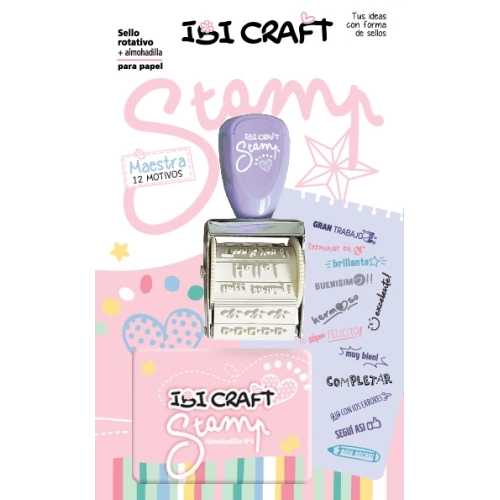 STAMP SET TEACHER ESPAÑOL (SELLO + ALMOHADILLA)