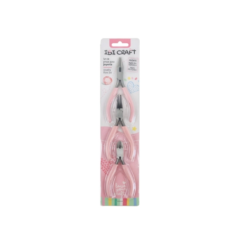SET PINZAS Y ALICATE (3 PCS)