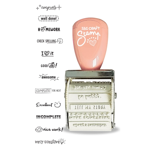 STAMP SET TEACHER INGLES (SELLO + ALMOHADILLA)