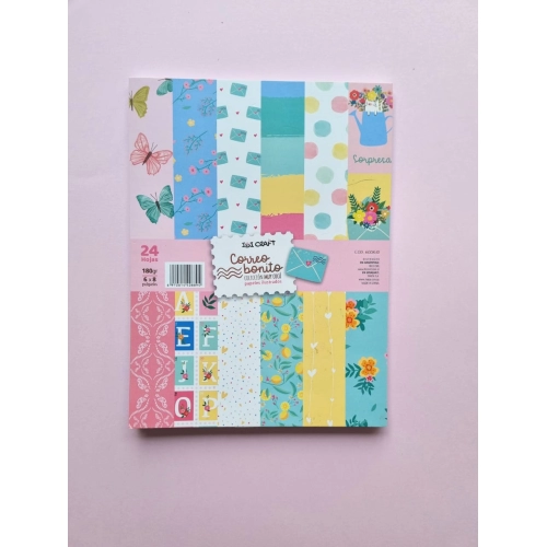 IBICRAFT PAPEL P/SCRAP 15*20cm 180grs 24Hjs CORREO