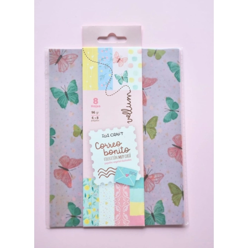 IBICRAFT PAPEL VELLUM 15*20cm 96grs 8Hjs CORREO