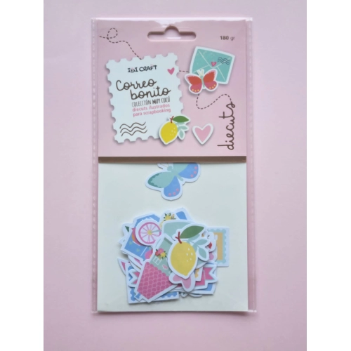 IBICRAFT DIE CUTS 180grs 33 DISEÑOS CORREO BONITO